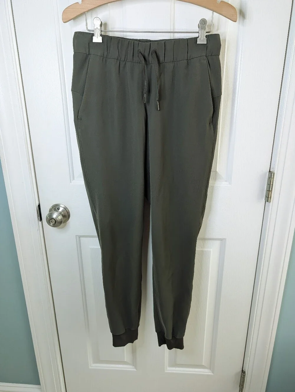 Lululemon On The Fly Jogger Pants Green 4